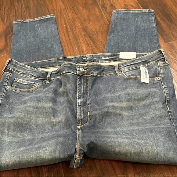 NWT Womens Old Navy Plus Rockstar Extra High Rise Skinny Jeans - Picture 4 of 14